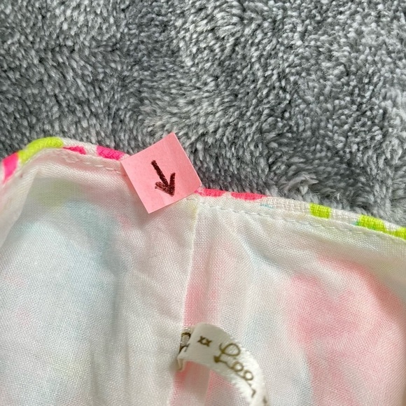Lilly Pulitzer Pearl Pop Up Lobstah Roll Lace Detail Shift Dress Size 2 - Picture 15 of 15